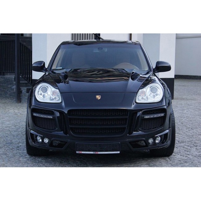 PORSCHE CAYENNE 955 - FRONT BUMPER + FRONT FLARES SR66